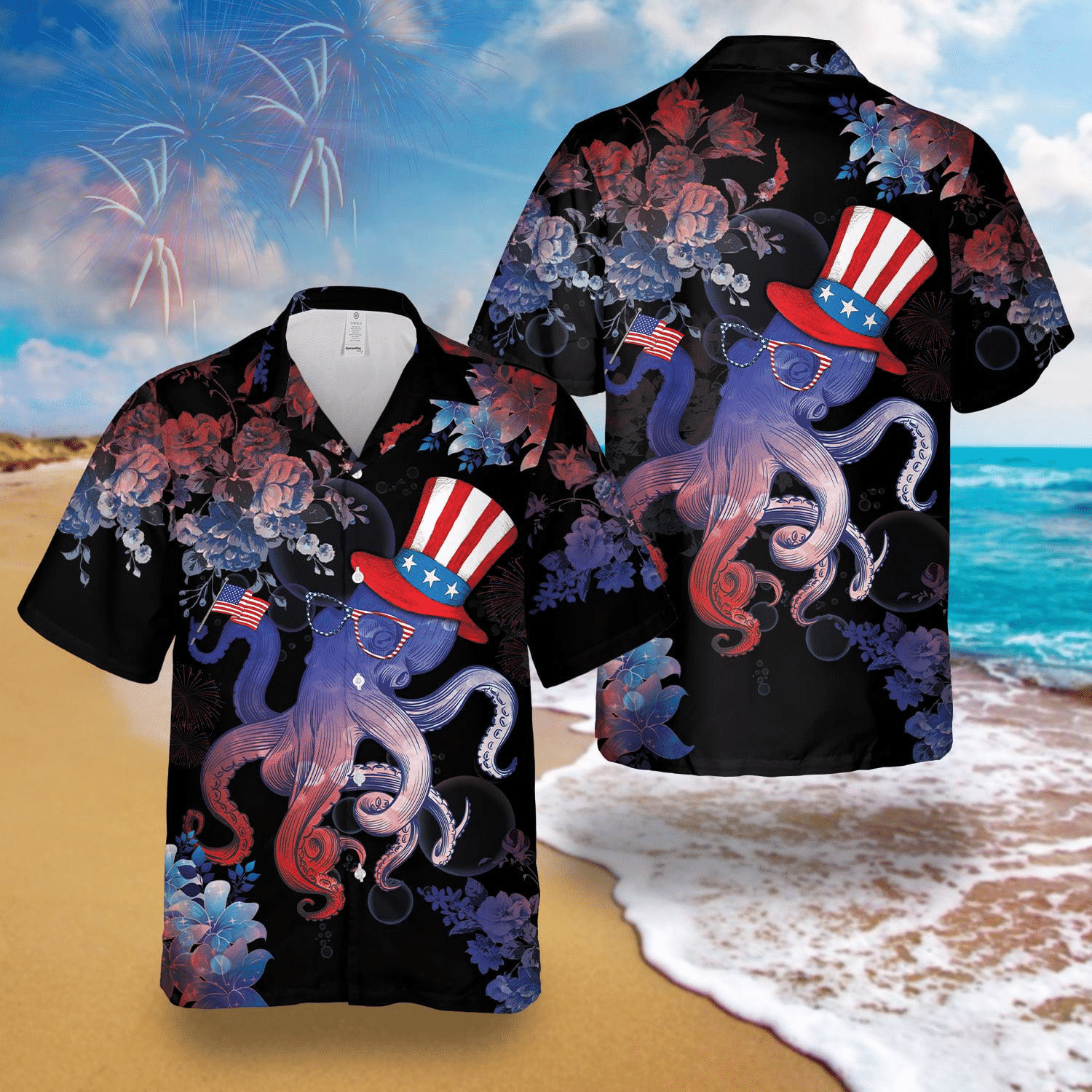 Octopus Hawaiian Shirt