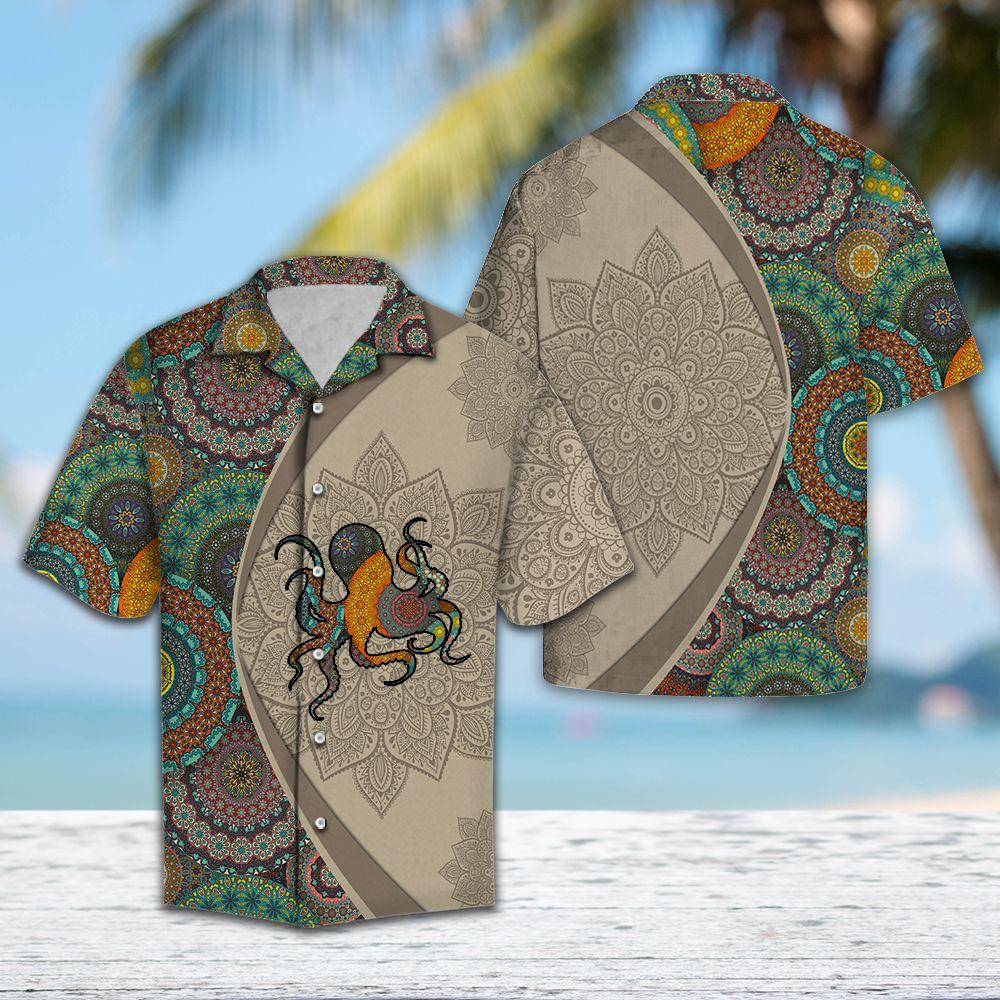 Octopus Mandala Hawaiian Shirt