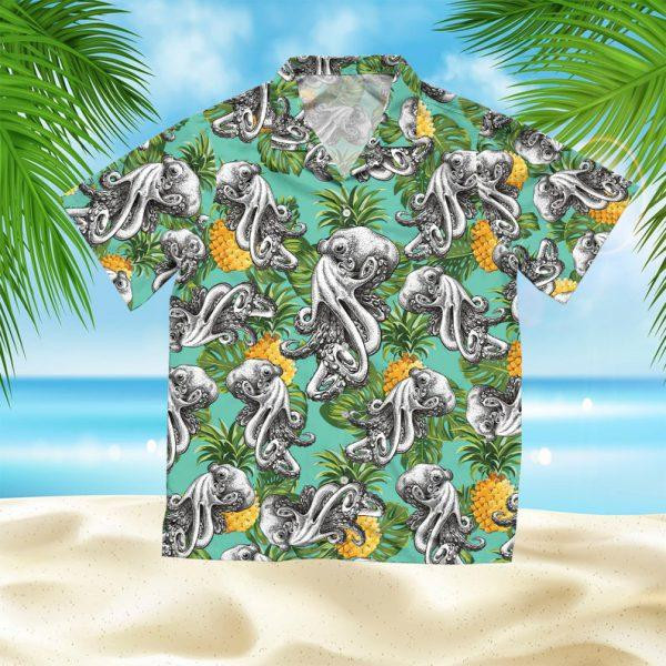 Octopus Summer Hawaiian Shirt