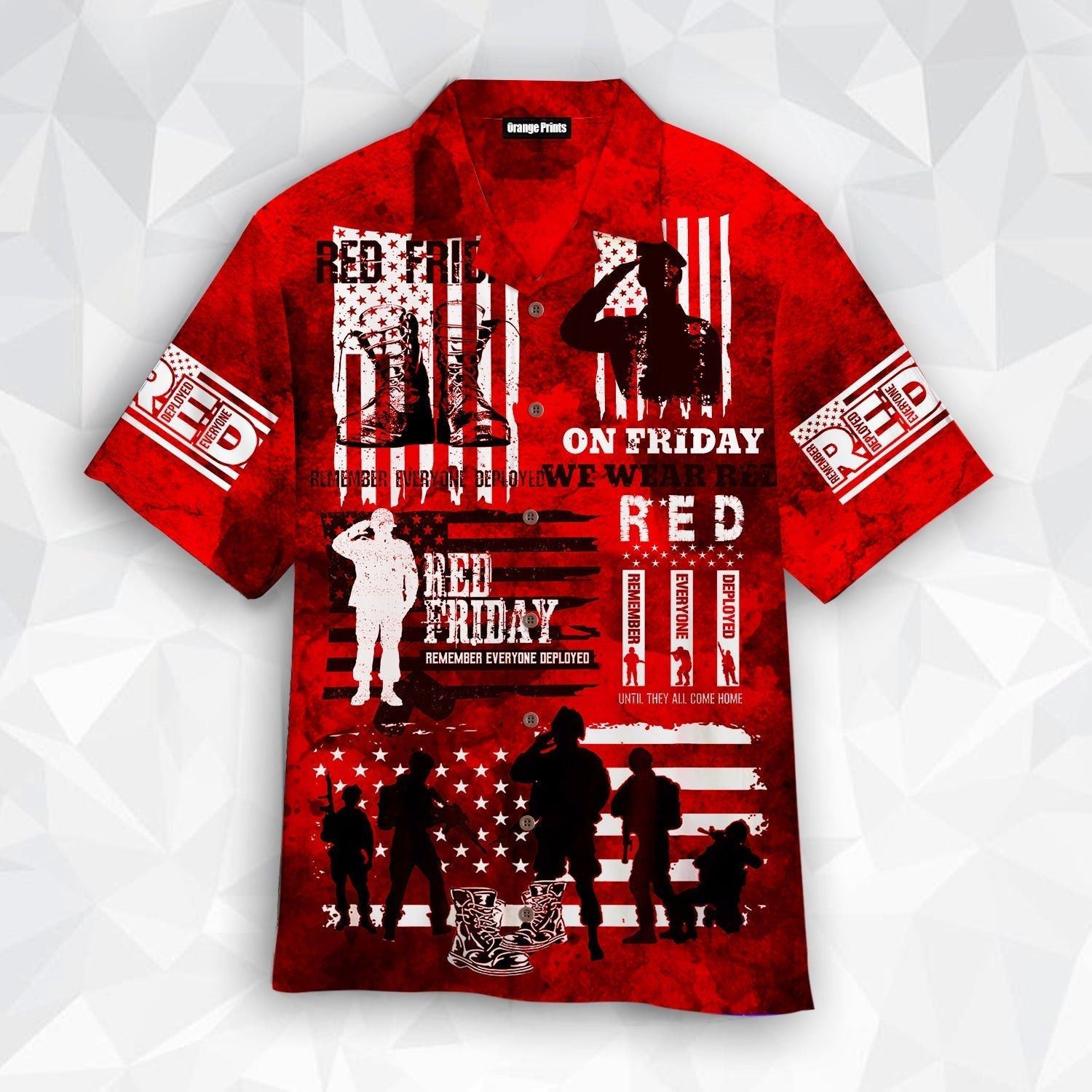 On Friday We Wear Red Hawaiian Shirt