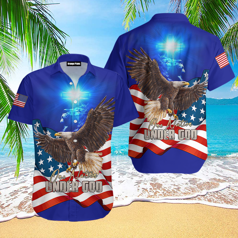 One Nation Under God Hawaiian Shirt