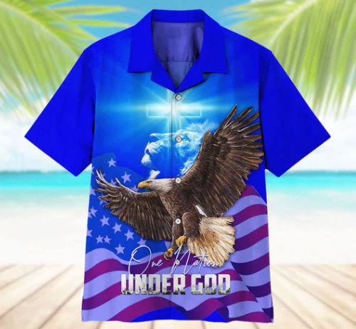 One Nation Under God Hawaiian Shirt