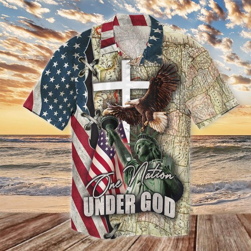 One Nation Under God Hawaiian Shirt