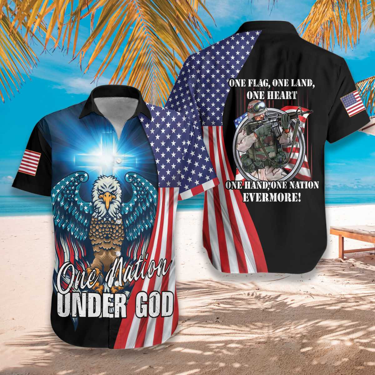 One Nation Under God Hawaiian Shirt