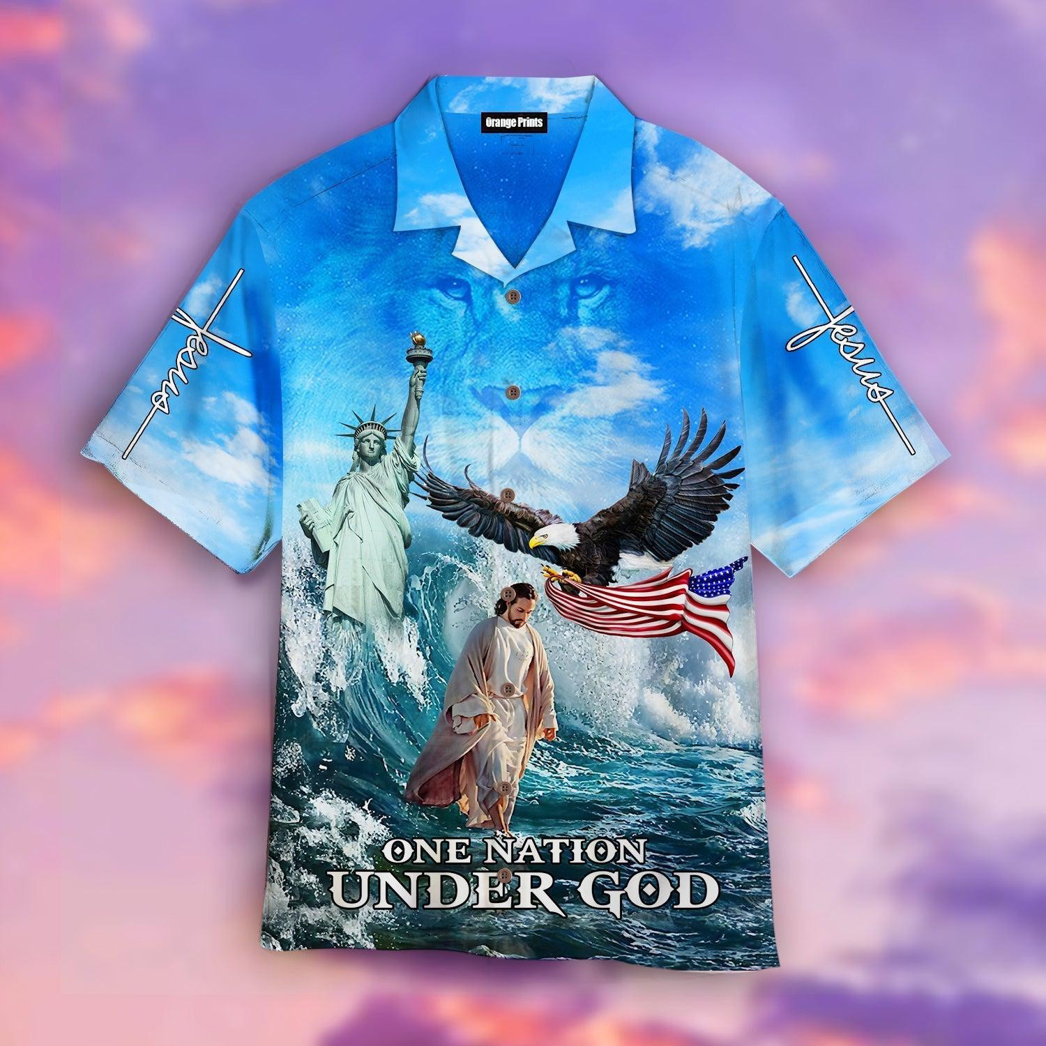 One Nation Under God Hawaiian Shirt