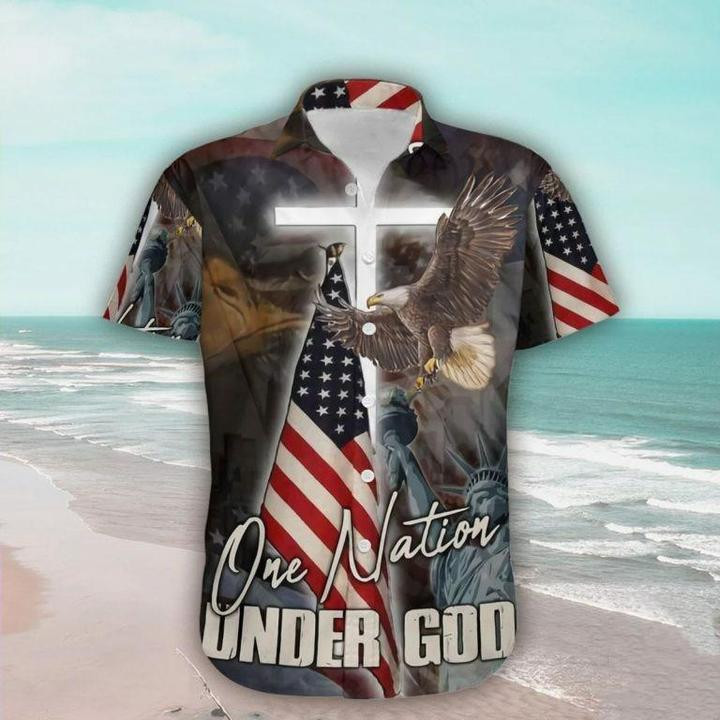 One Nation Under God Hawaiian Shirt