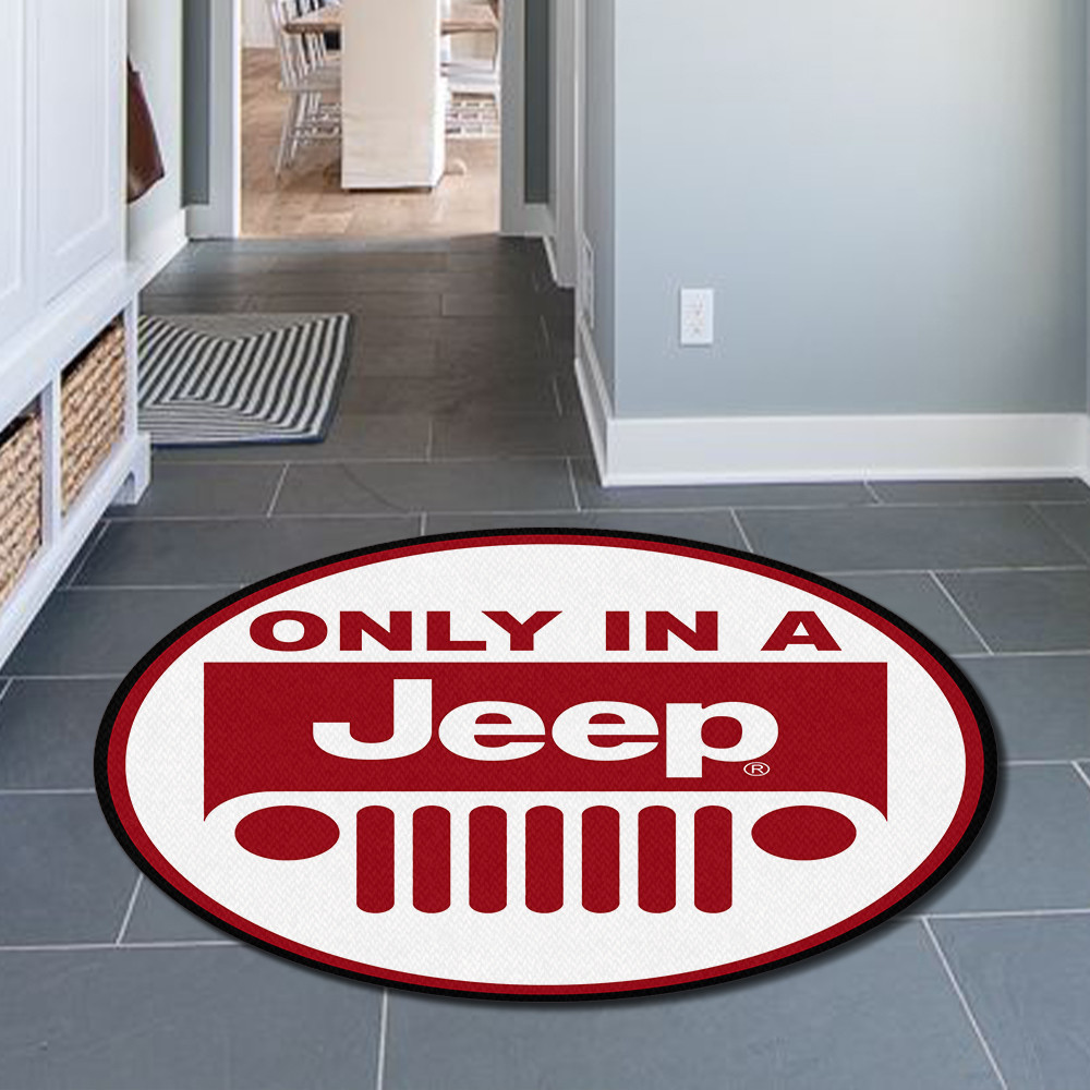 Only In A Jeep Round Rug Carpet Bedroom Livingroom Home Decor - Image 4