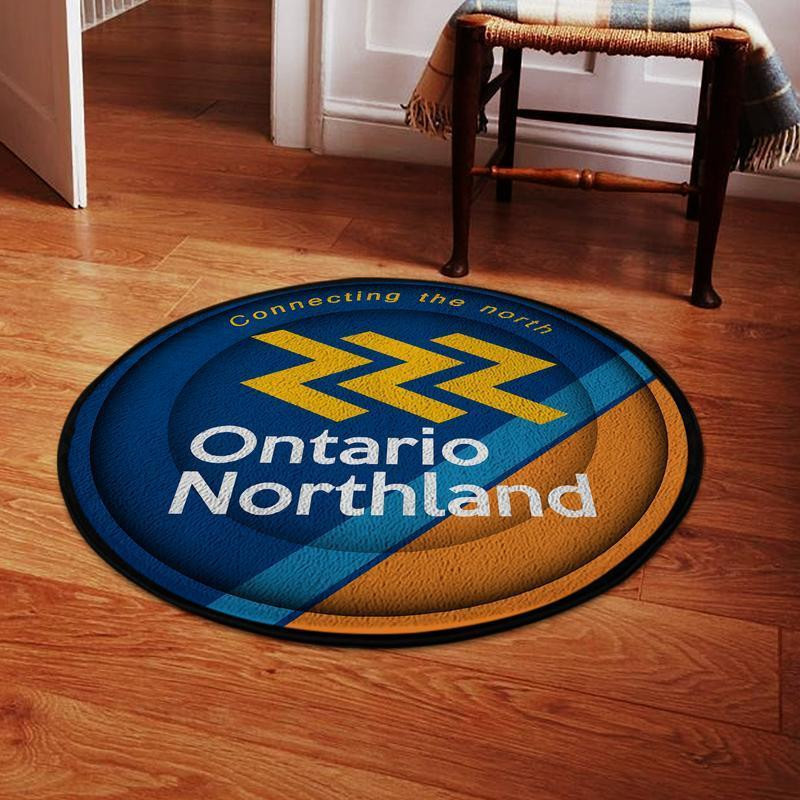 Ont Ontario Living Room Round Rug Carpet Bedroom Livingroom Home Decor