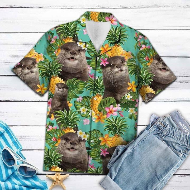 Otter Fruit Hawaiian Shirt