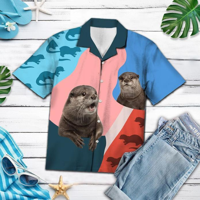 Otter Lover Hawaiian Shirt