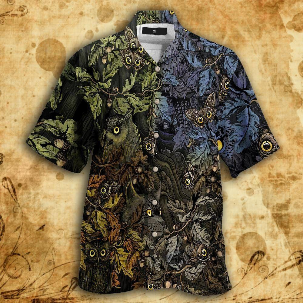 Owl Forest Hawaiian Shirt