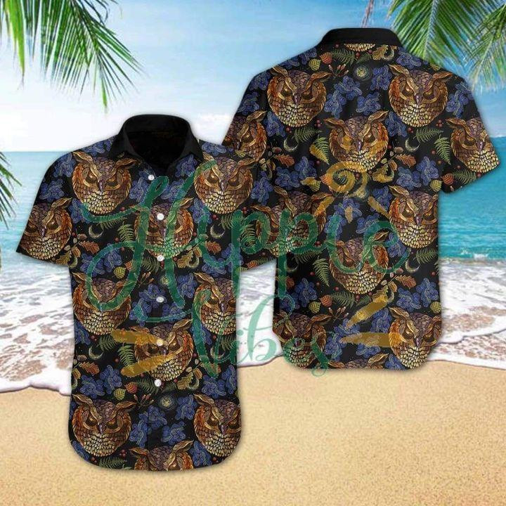 Owl Hawaiian Shirt