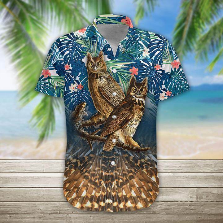 Owl Hawaiian Shirt