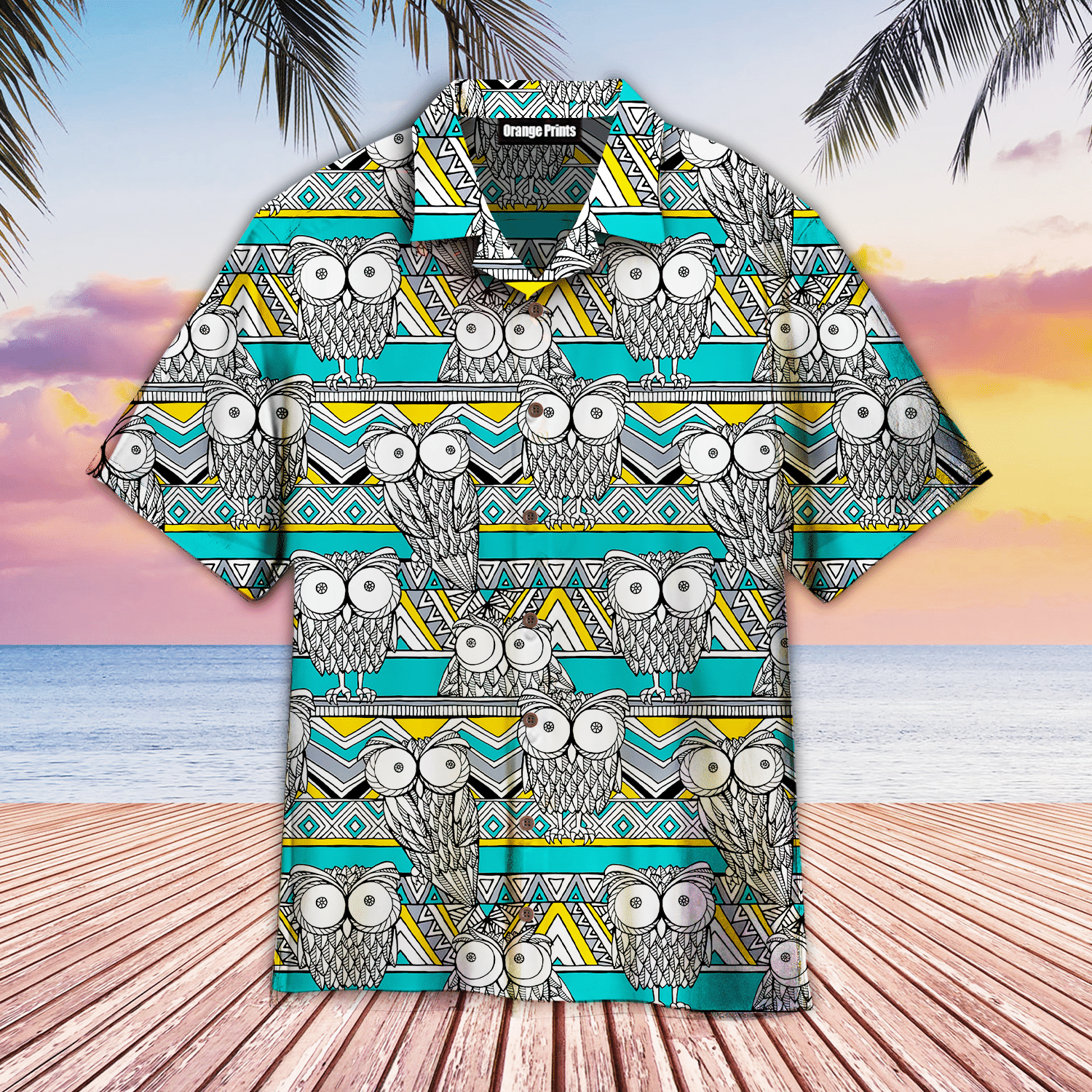 Owl Lover Vintage Hawaiian Shirt