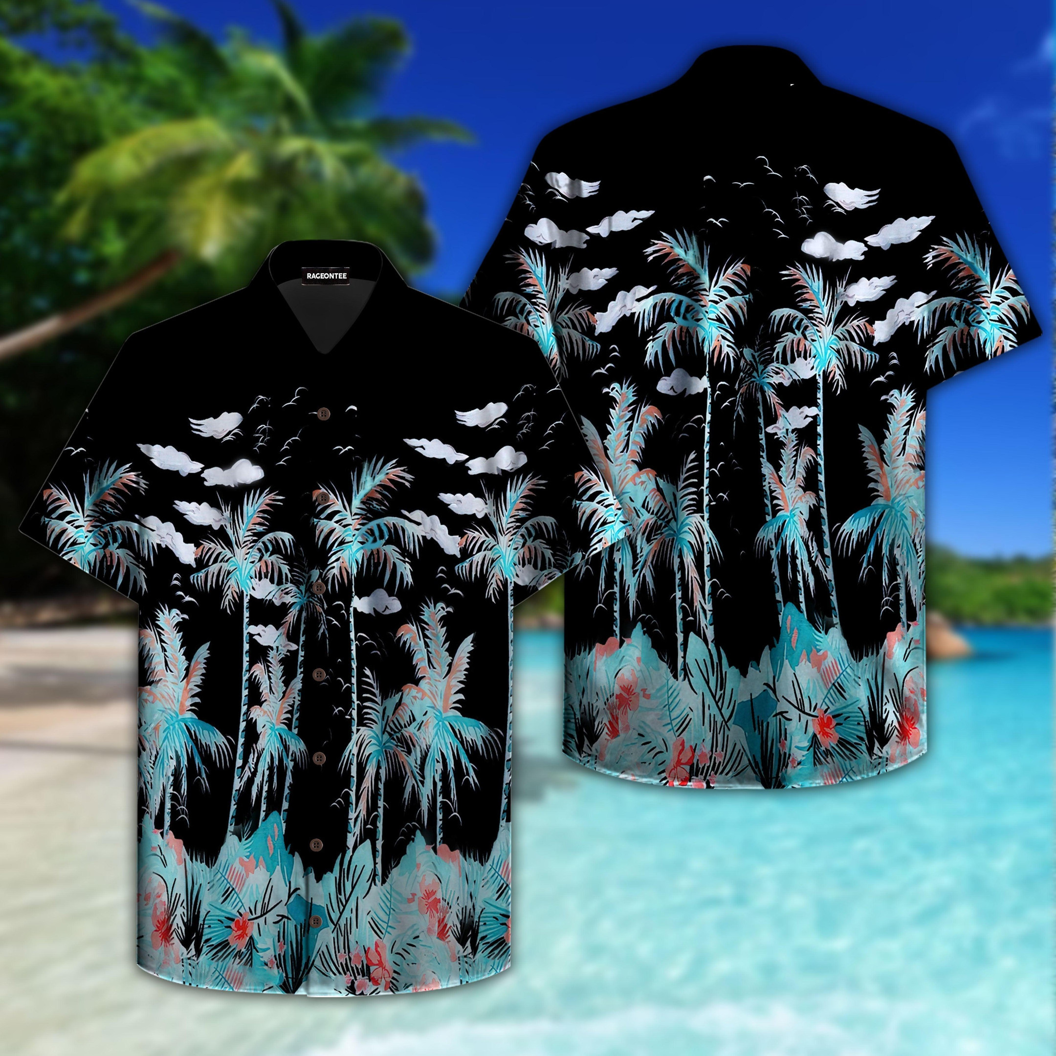 Palm Tree Summer Awesome Hawaiian Shirt