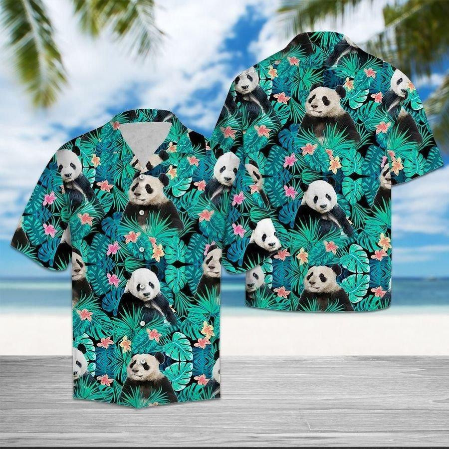 Panda Tropical Hawaiian Shirt