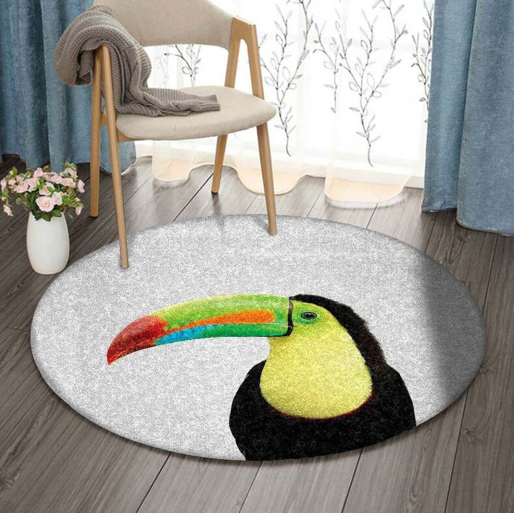 Parrot Round Rug Carpet Bedroom Livingroom Home Decor