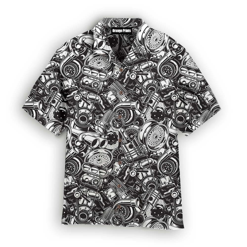 Passion For Motocycle Mechanic Hawaiian Shirt