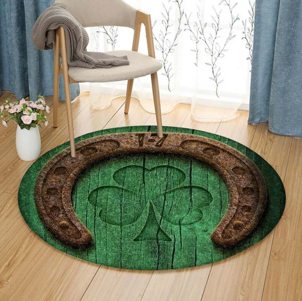Patrick Round Rug Carpet Bedroom Livingroom Home Decor