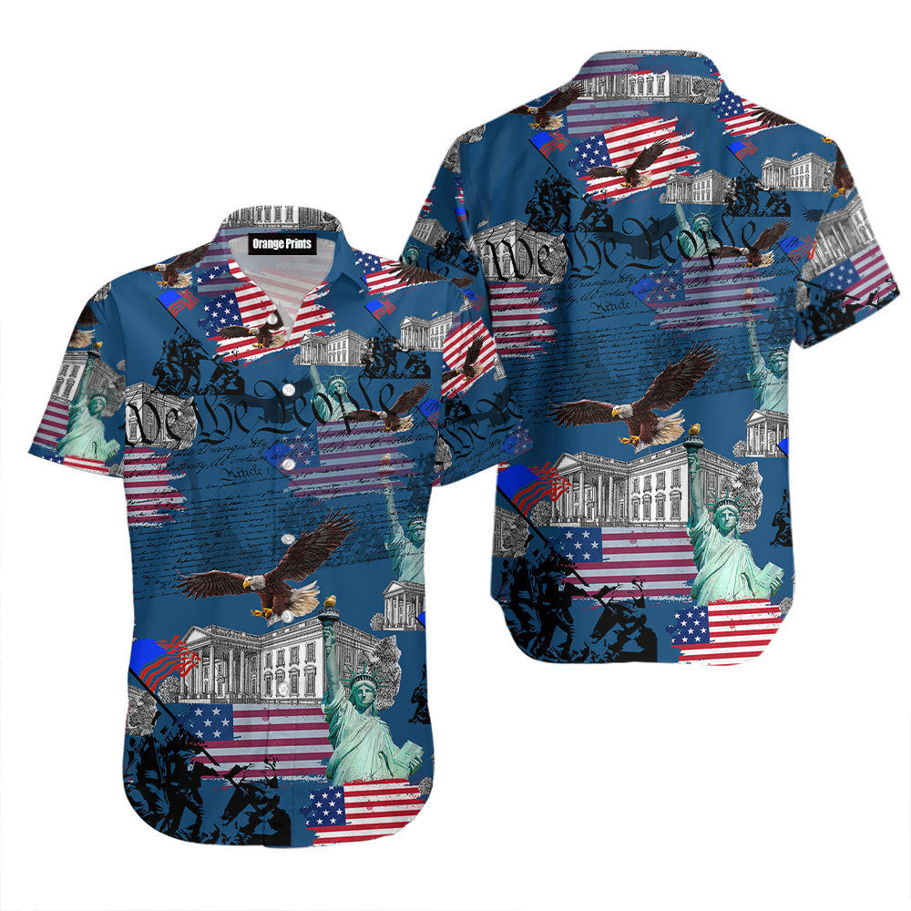 Patriotic Hawaiian Shirt