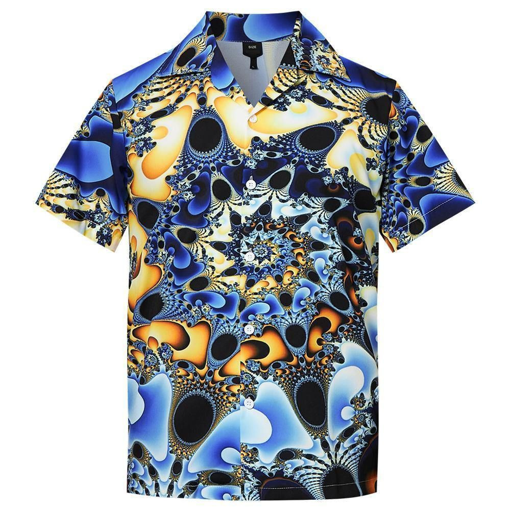 Peacock Pattern Hawaiian Shirt