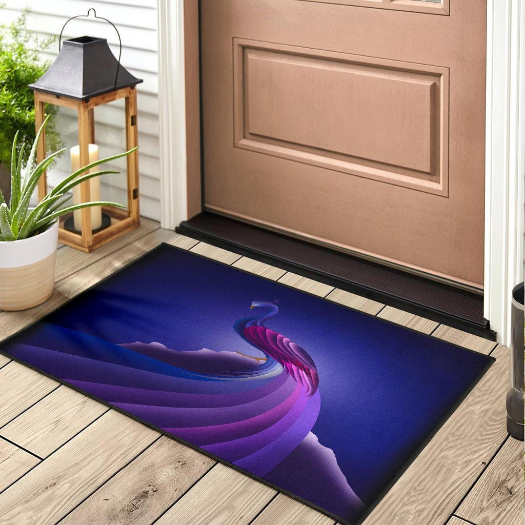 Peacock Rubber Doormats - Image 3