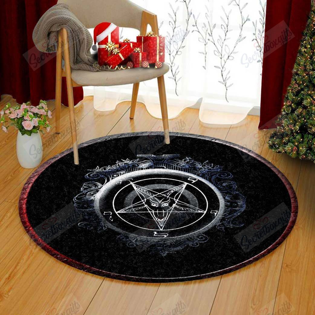 Pentagrams Round Rug Carpet Bedroom Livingroom Home Decor