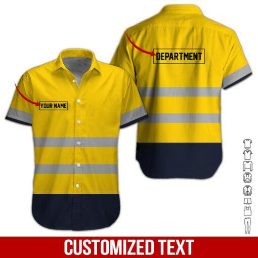 Personalized Name And Department Personalized Hawaiian Shirt