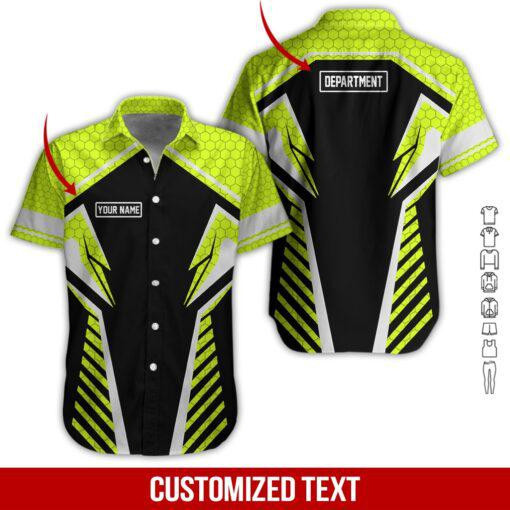 Personalized Name And Department Personalized Hawaiian Shirt