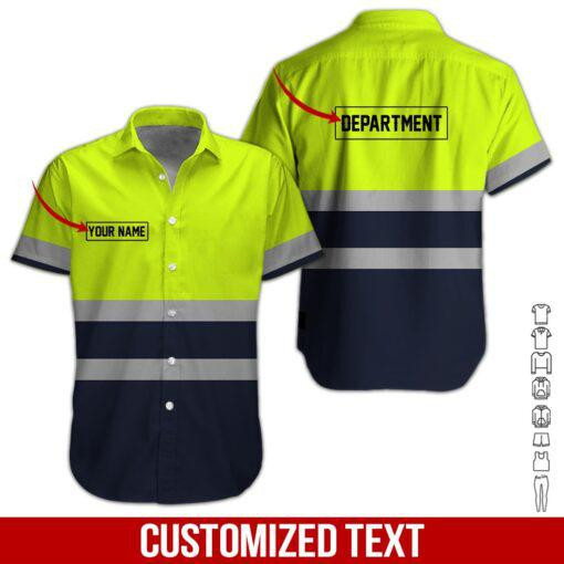 Personalized Name And Department Personalized Hawaiian Shirt