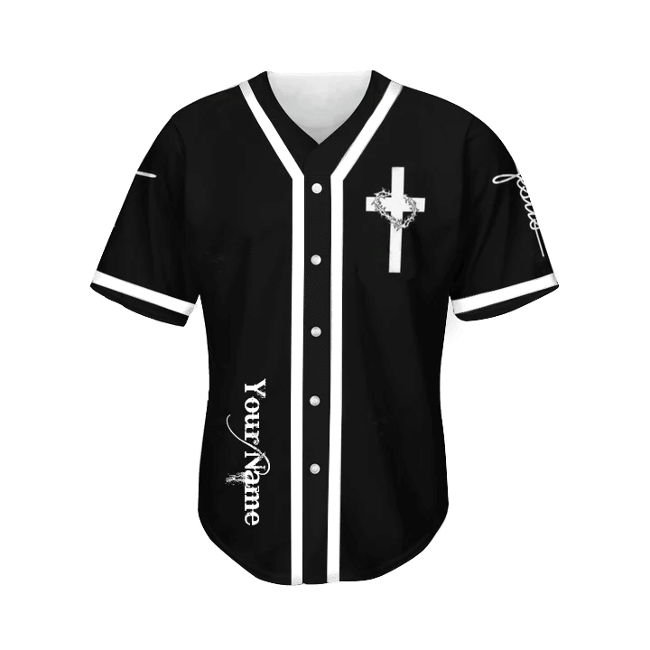 Personalized Name Jesus All You Need Is To Have Faith Baseball Jersey