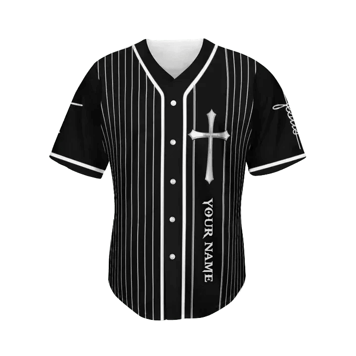 Personalized Name Jesus The Savior Baseball Jersey
