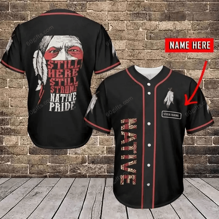 Personalized Native Pride Baseball Jersey