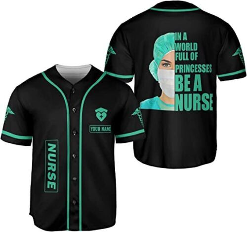 Personalized Nurse Baseball Jersey Shirt, Nurse Graduation Gifts, Nursing Emerge