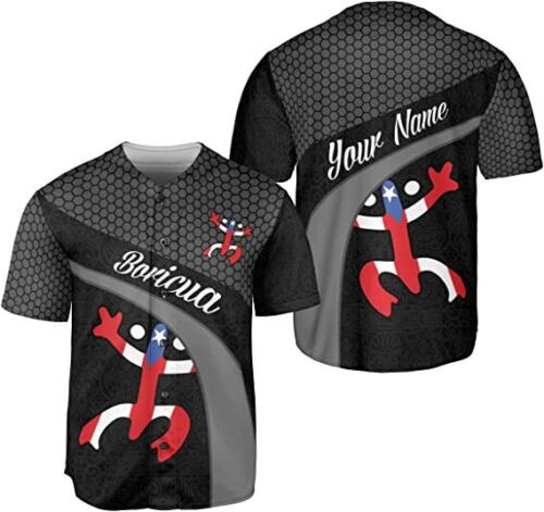 Personalized Puerto Rico Puerto Rican Baseball Jersey Shirt,customized Team Name Puerto