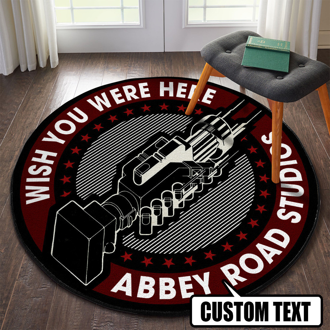 Personalized Tattoo Studio Round Rug Carpet Bedroom Livingroom Home Decor