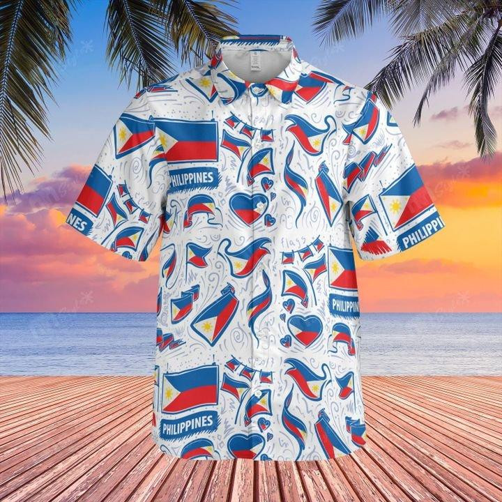 Philippines Flag Hawaiian Shirt