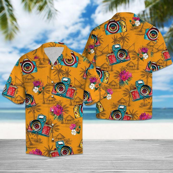 Photography Tropical Flowers Hawaiian Shirt