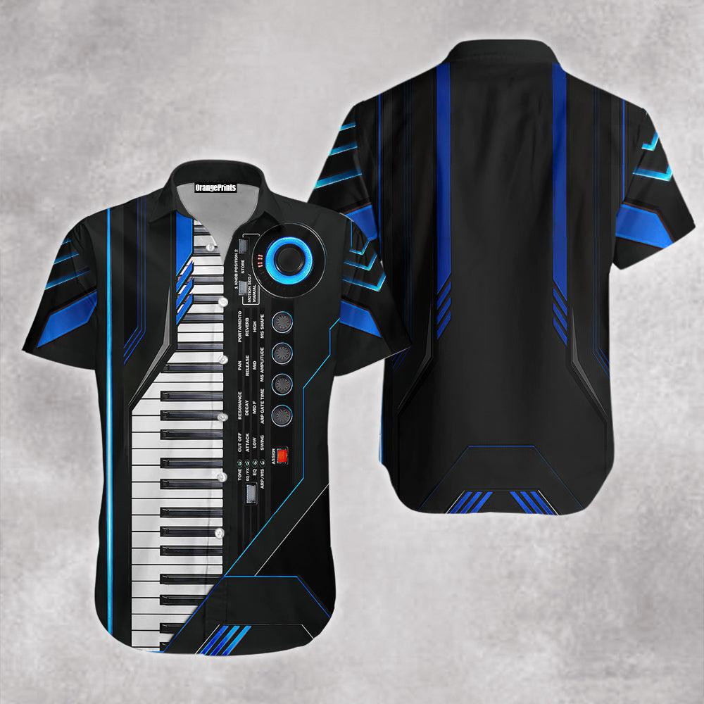 Piano Keyboard Hawaiian Shirt