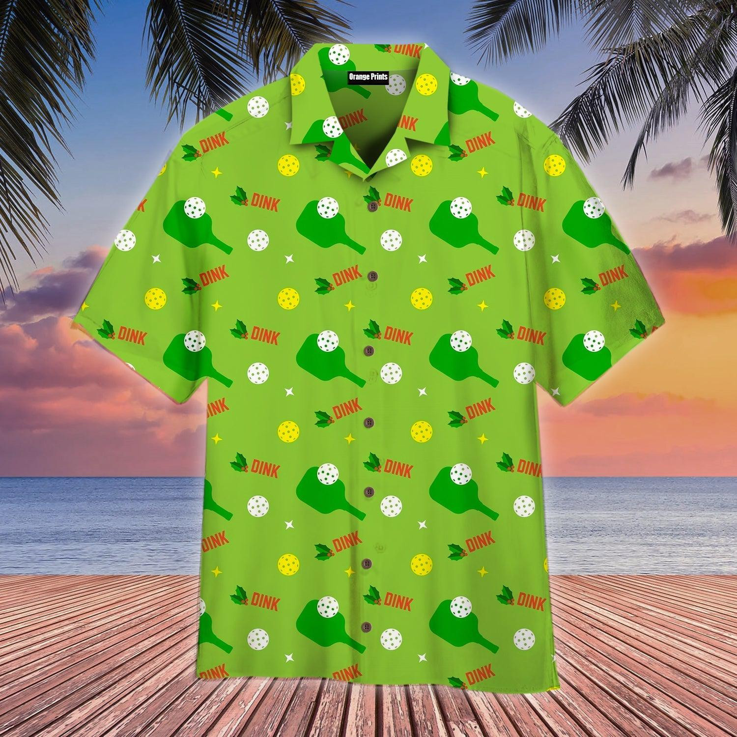 Pickleball Christmas Dink Resbonsibly In July Hawaiian Shirt