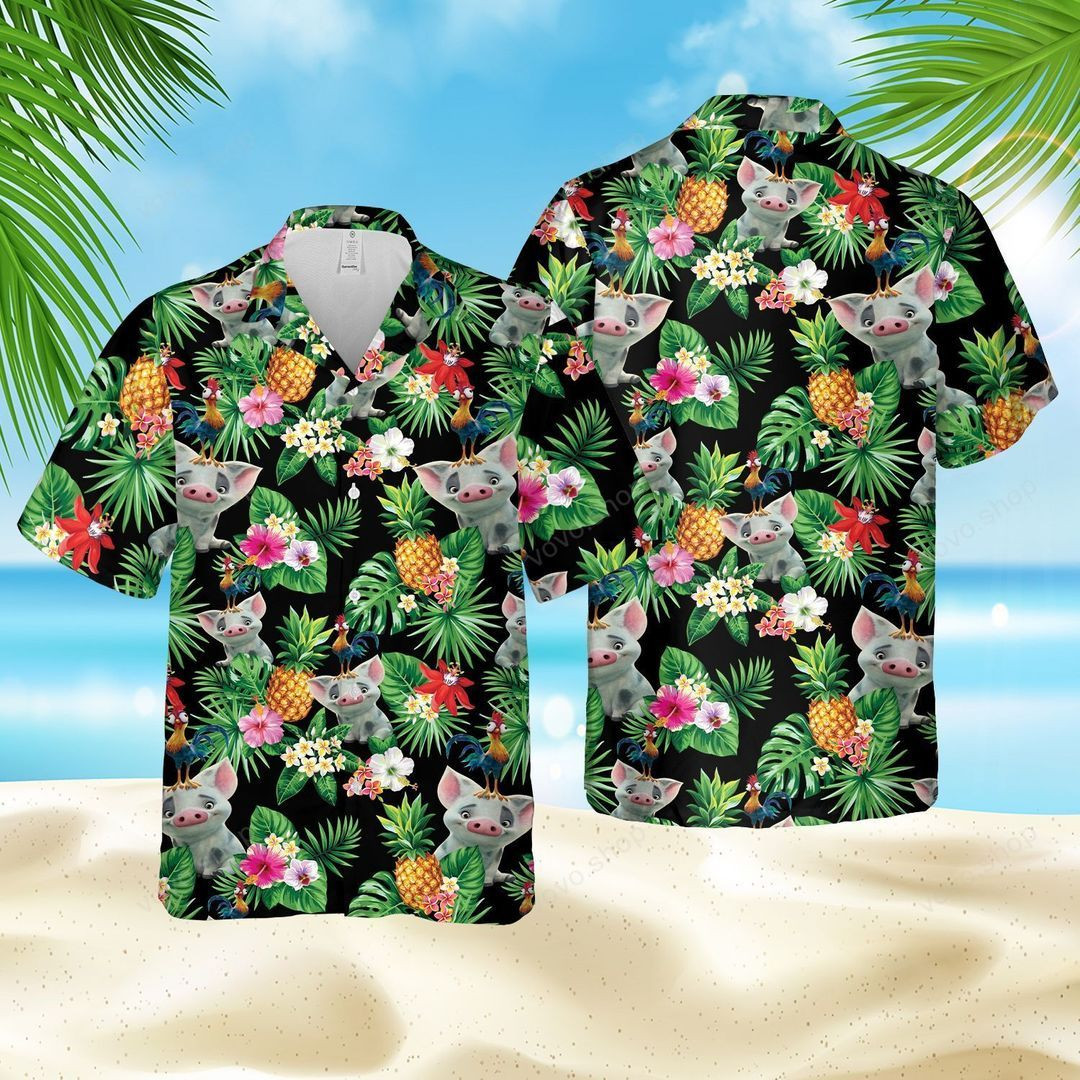 Pig And Chicken Hawaiian Shirt