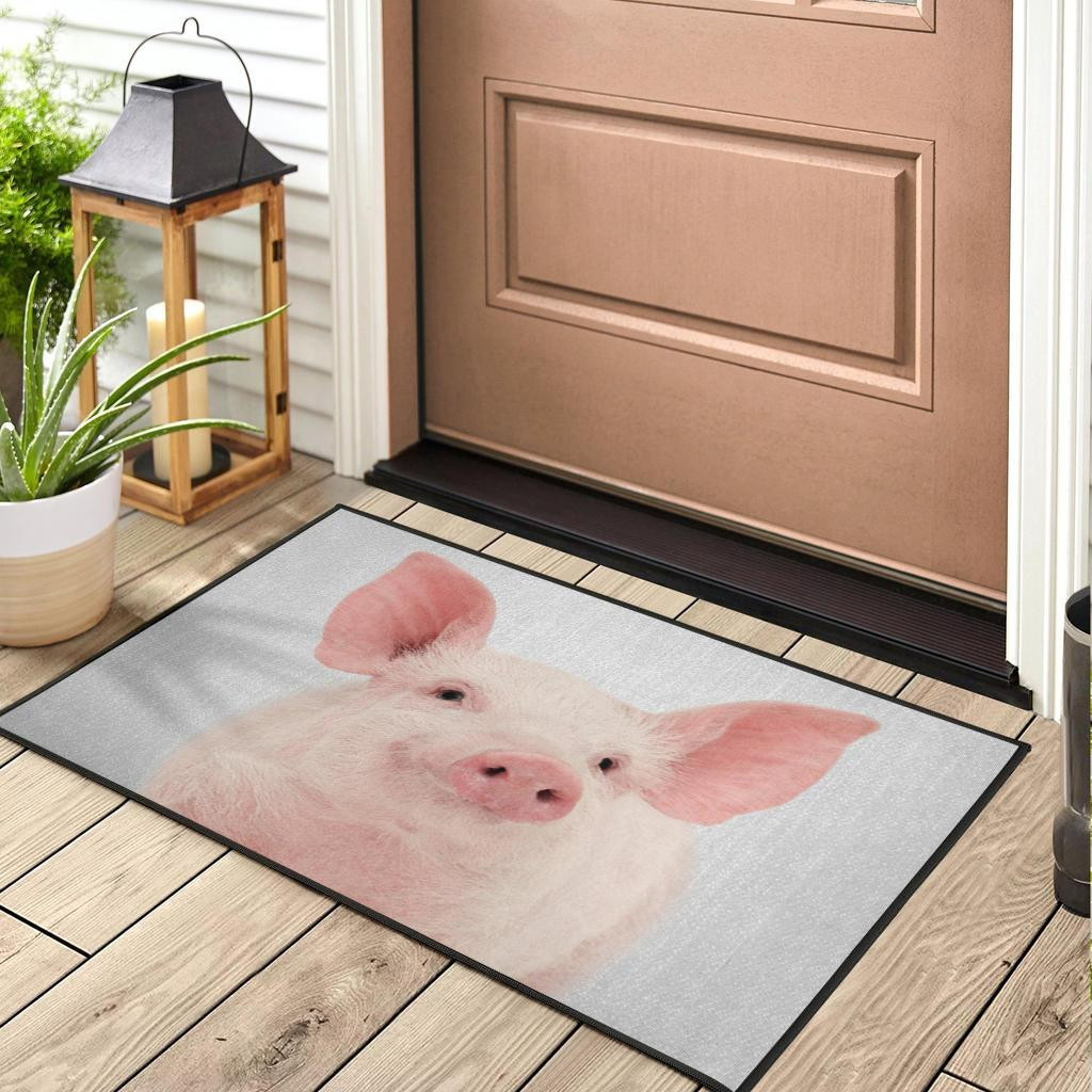 Pig funny Rubber Doormats - Image 3