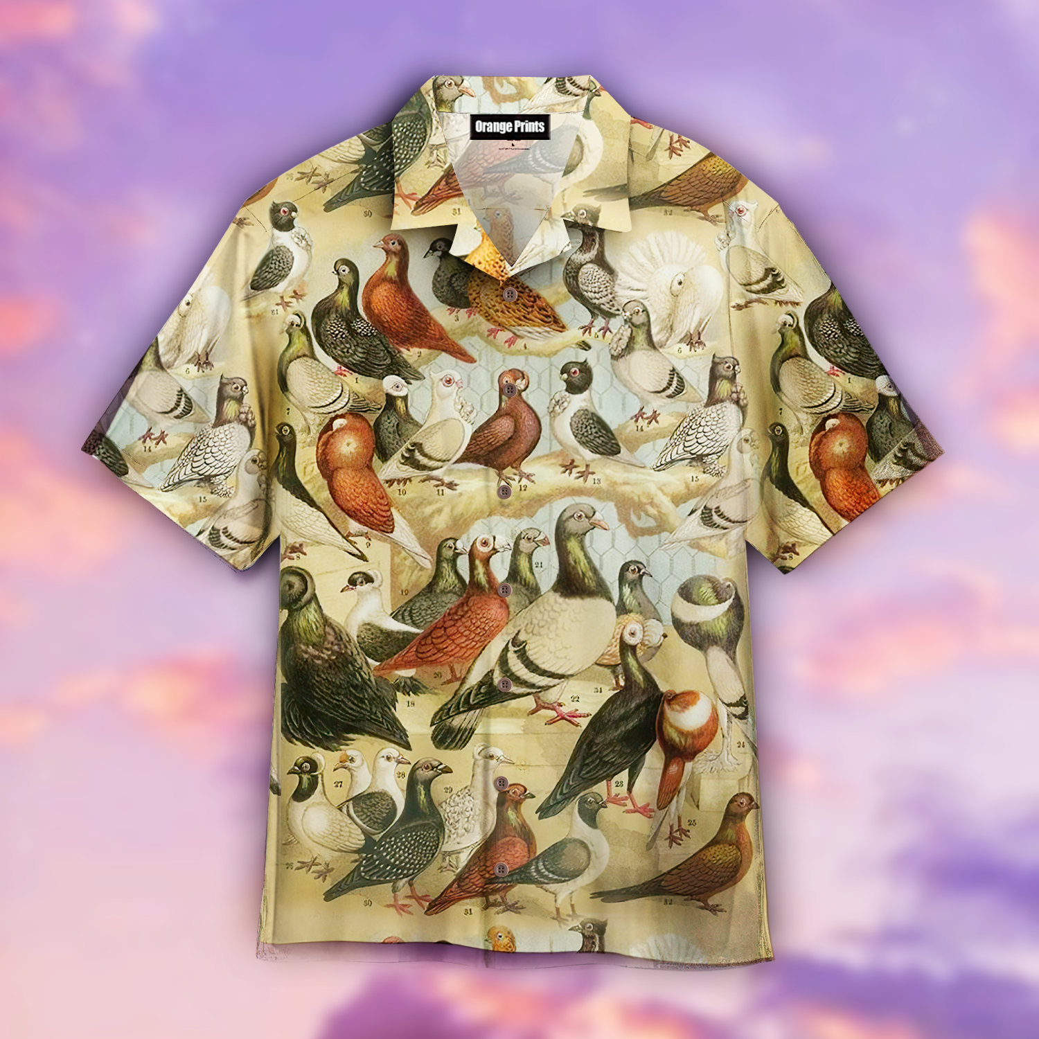 Pigeons Hawaiian Shirt