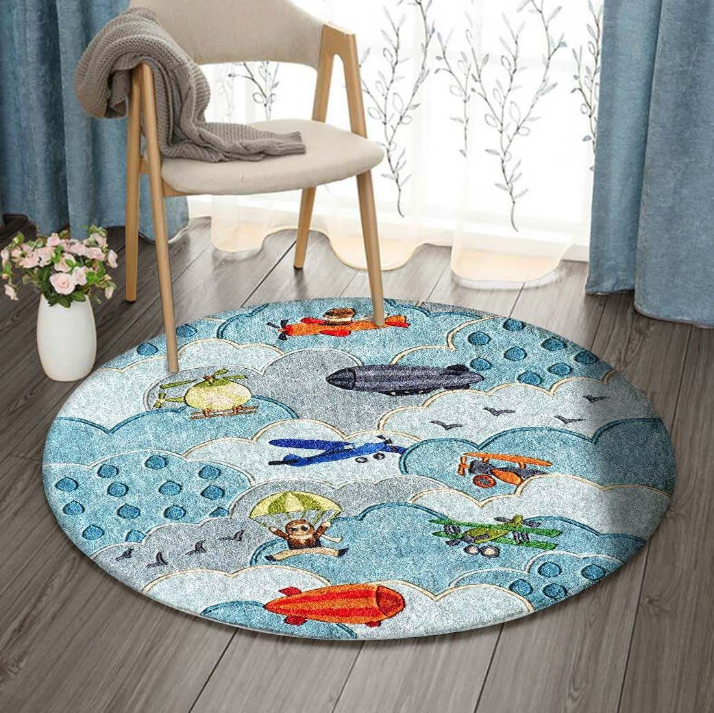 Pilot Round Rug Carpet Bedroom Livingroom Home Decor