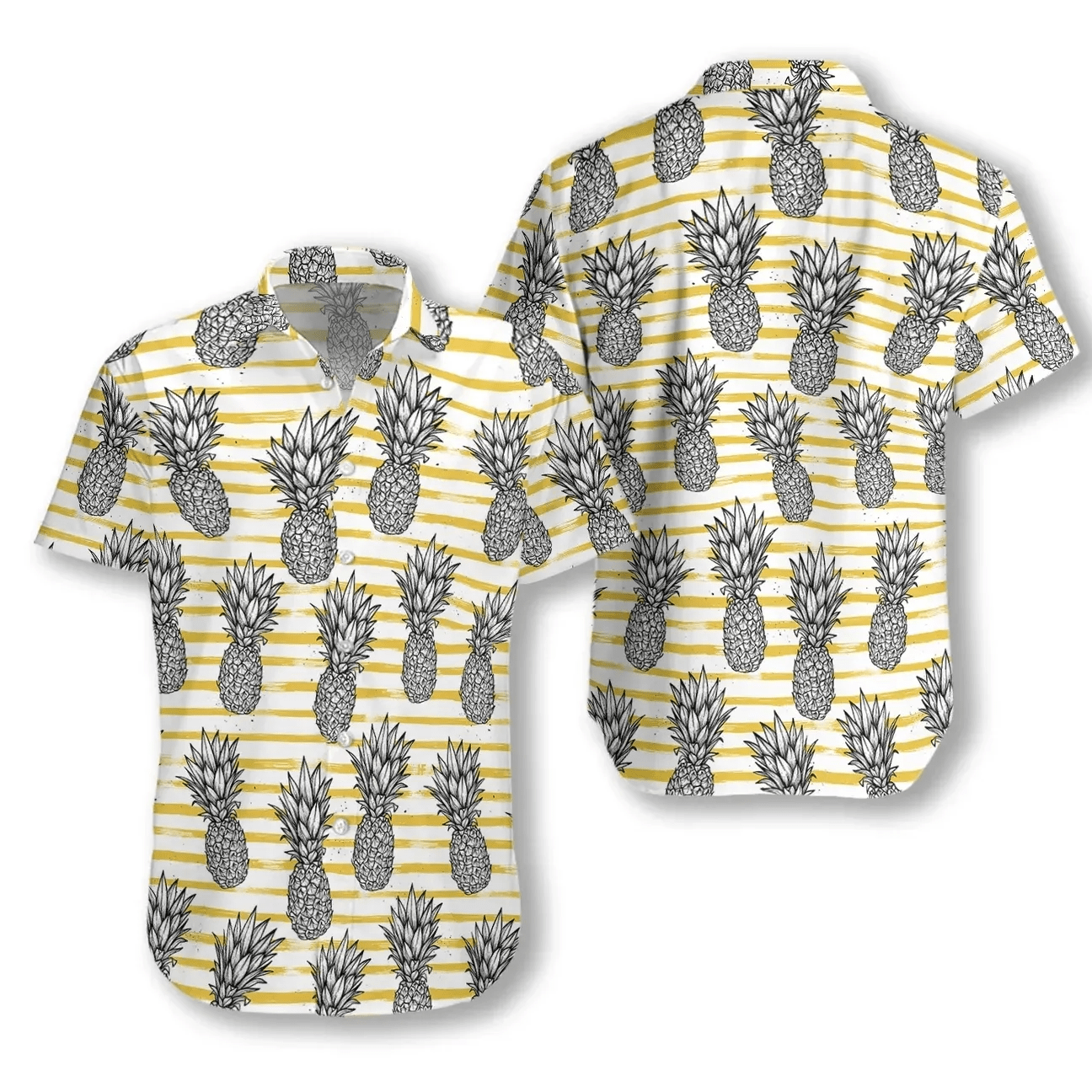 Pineapple Pattern Hawaiian Shirt