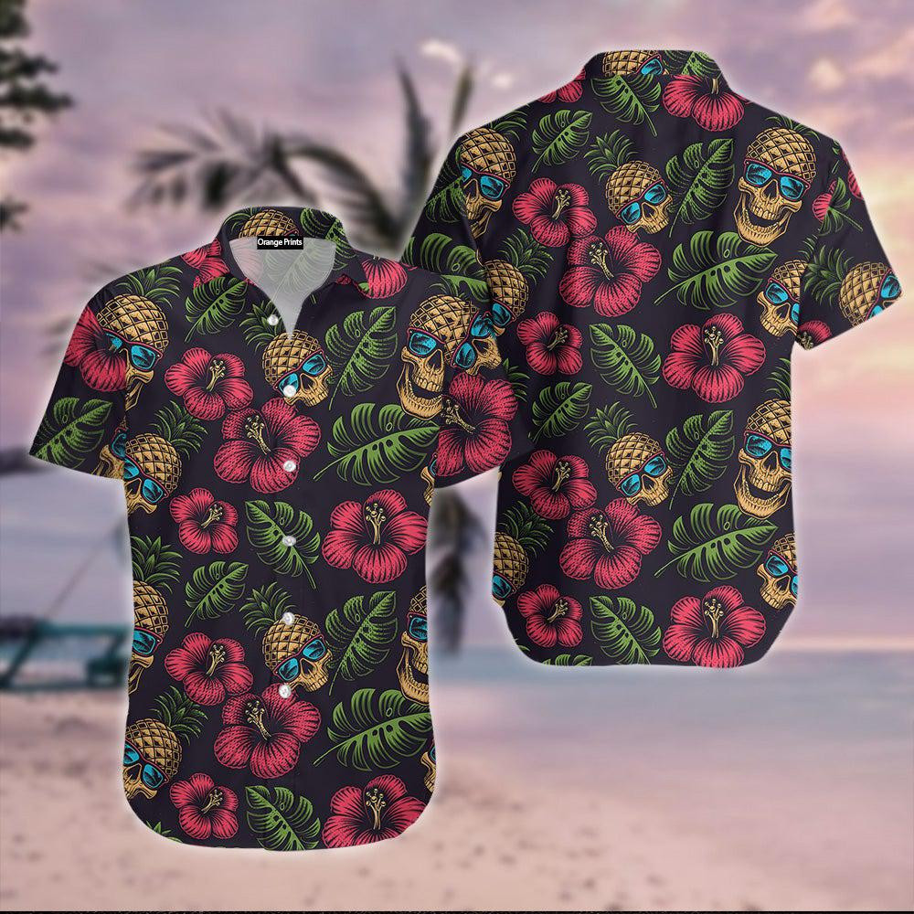 Pineapple Skull Hawaiian Shirt