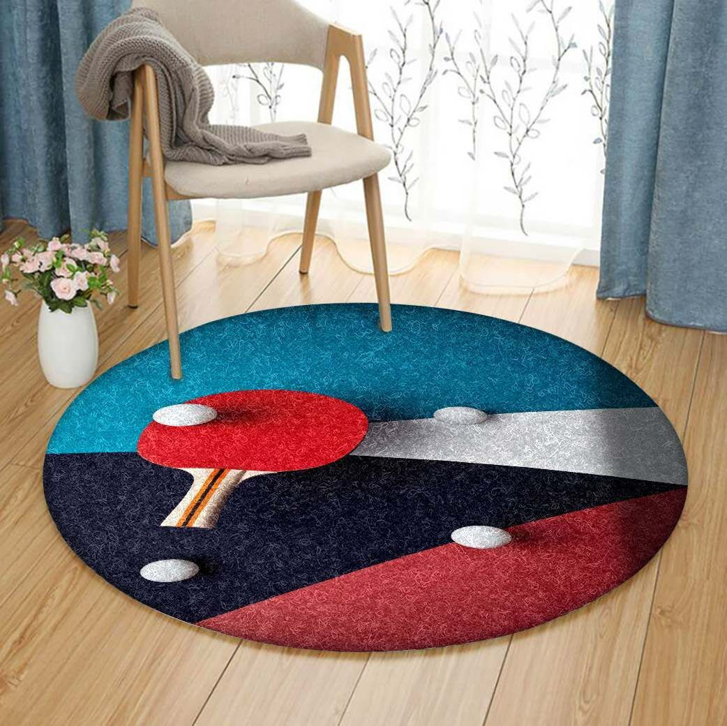 Ping Pong Round Rug Carpet Bedroom Livingroom Home Decor