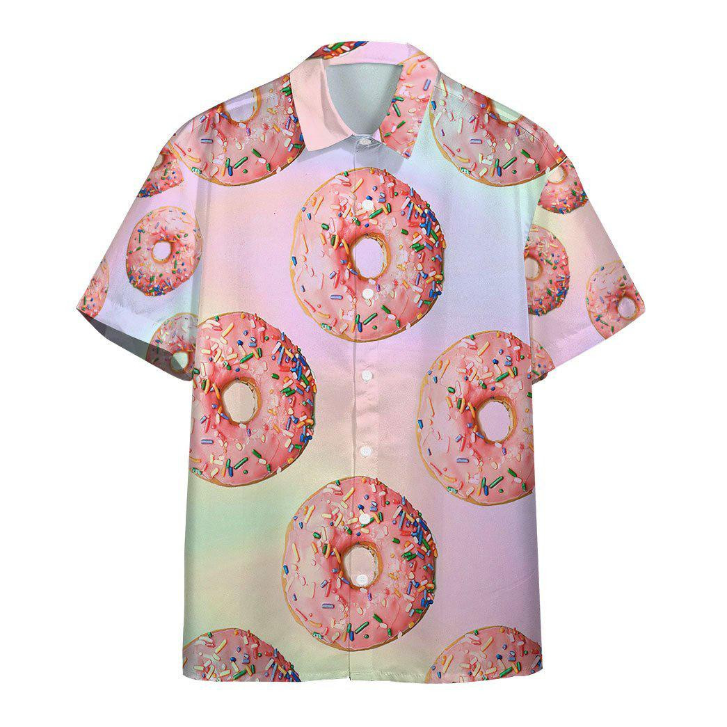 Pink Donuts Hawaiian Shirt