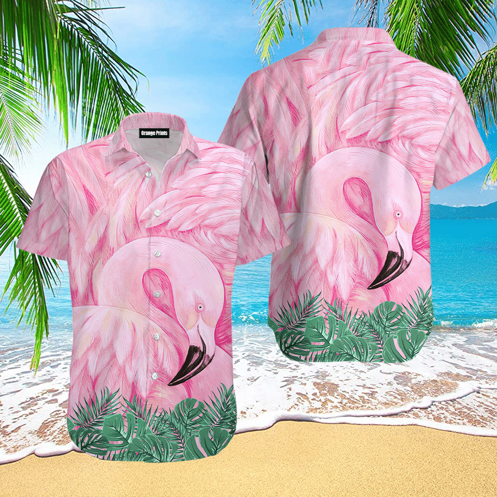 Pink Flamingo Hawaiian Shirt