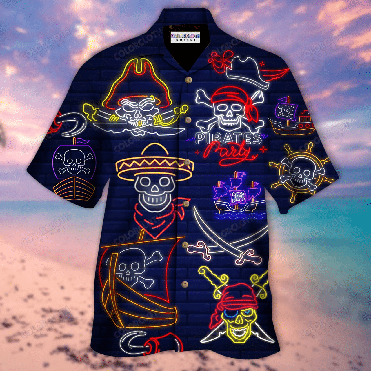 Pirates Party Hawaiian Shirt